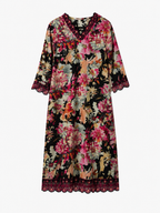 Midnight Bloom Scalloped Set