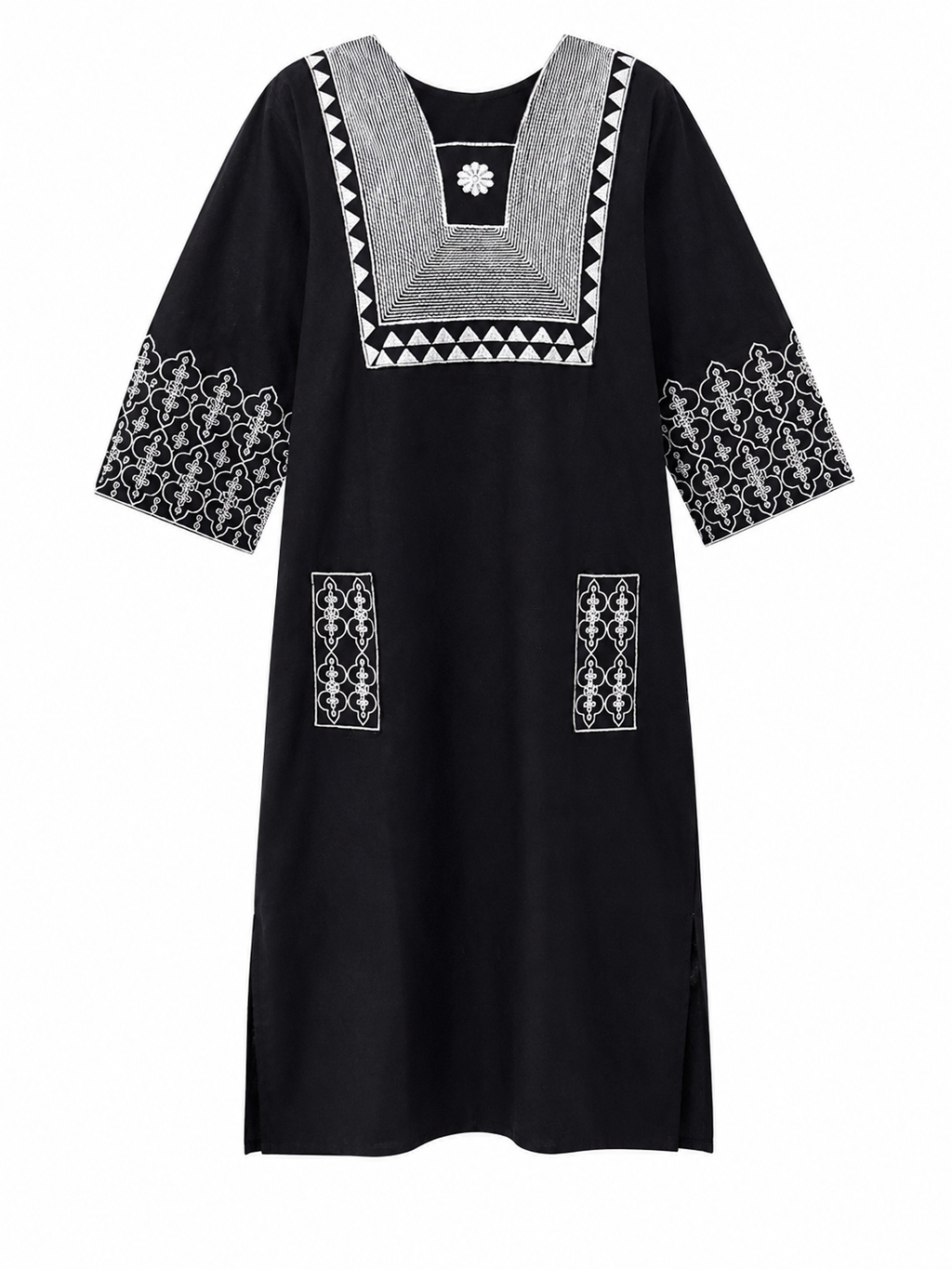 Siyah Noor Kurti Set