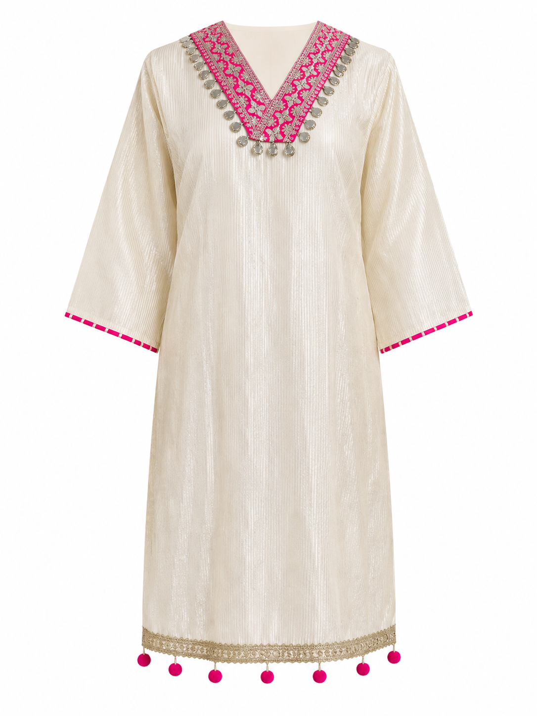 Rosé Pop Kurti Set