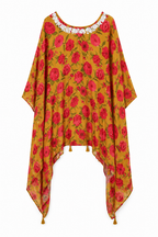 Sunehri Gul Kaftan Set