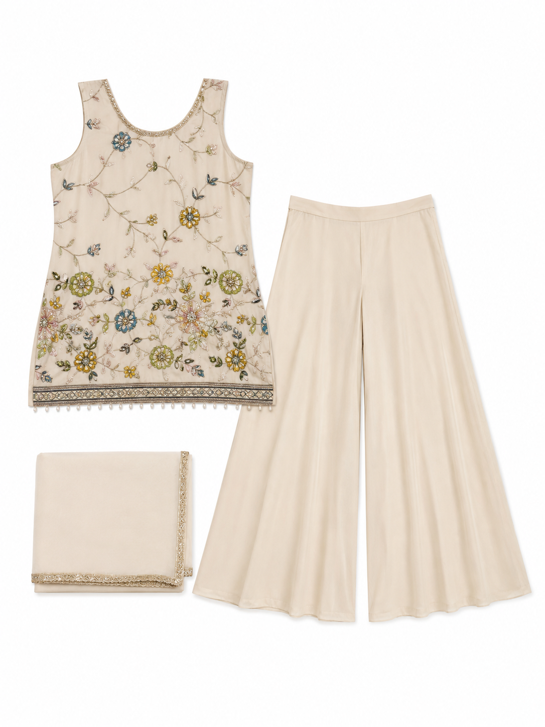 Secret Garden Sharrara Set