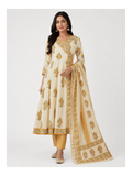 Ivory Blossom Angrakha Set