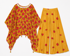 Sunehri Gul Kaftan Set