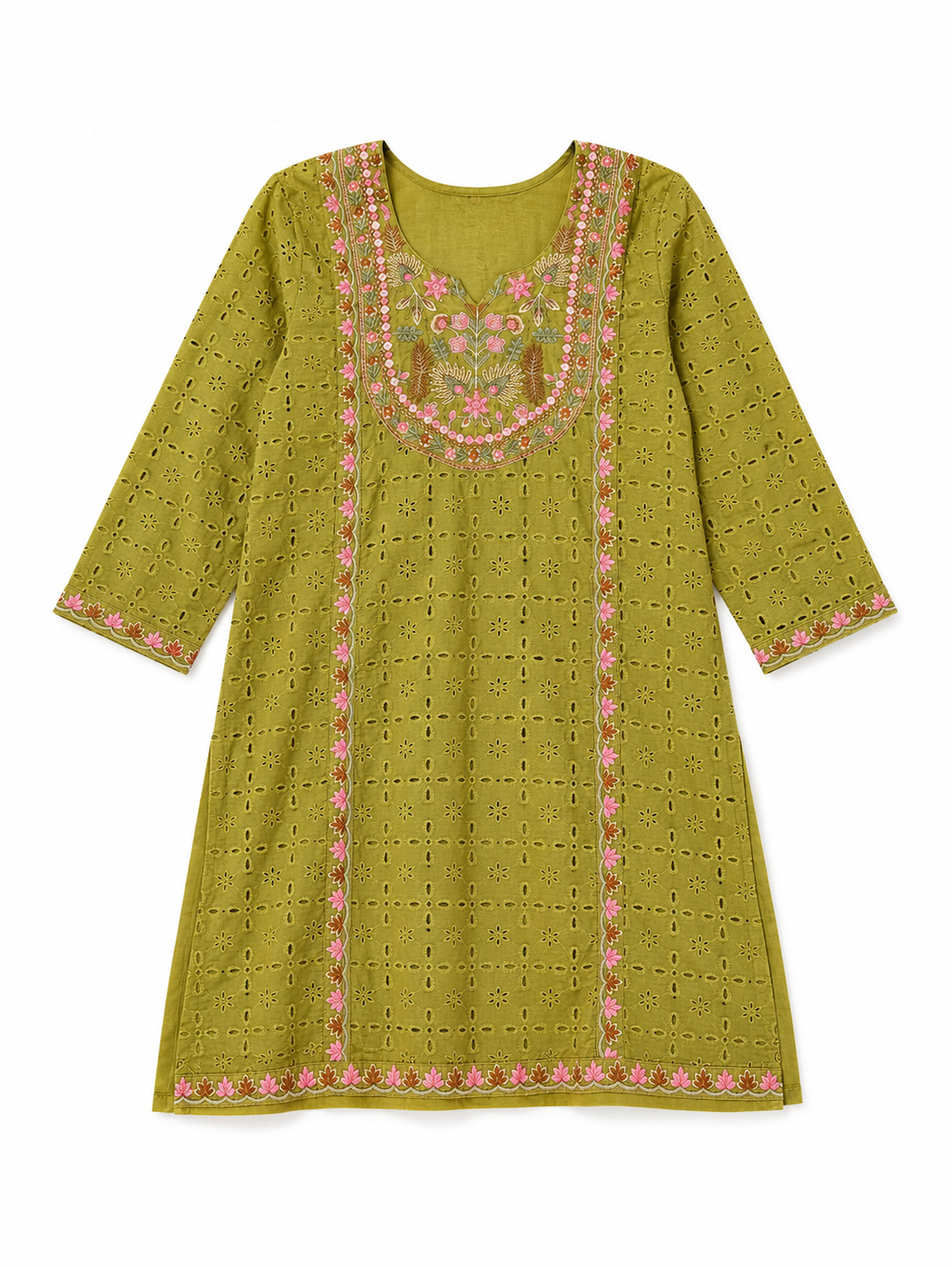Macha Blush Kurta Set