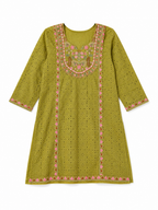 Macha Blush Kurta Set