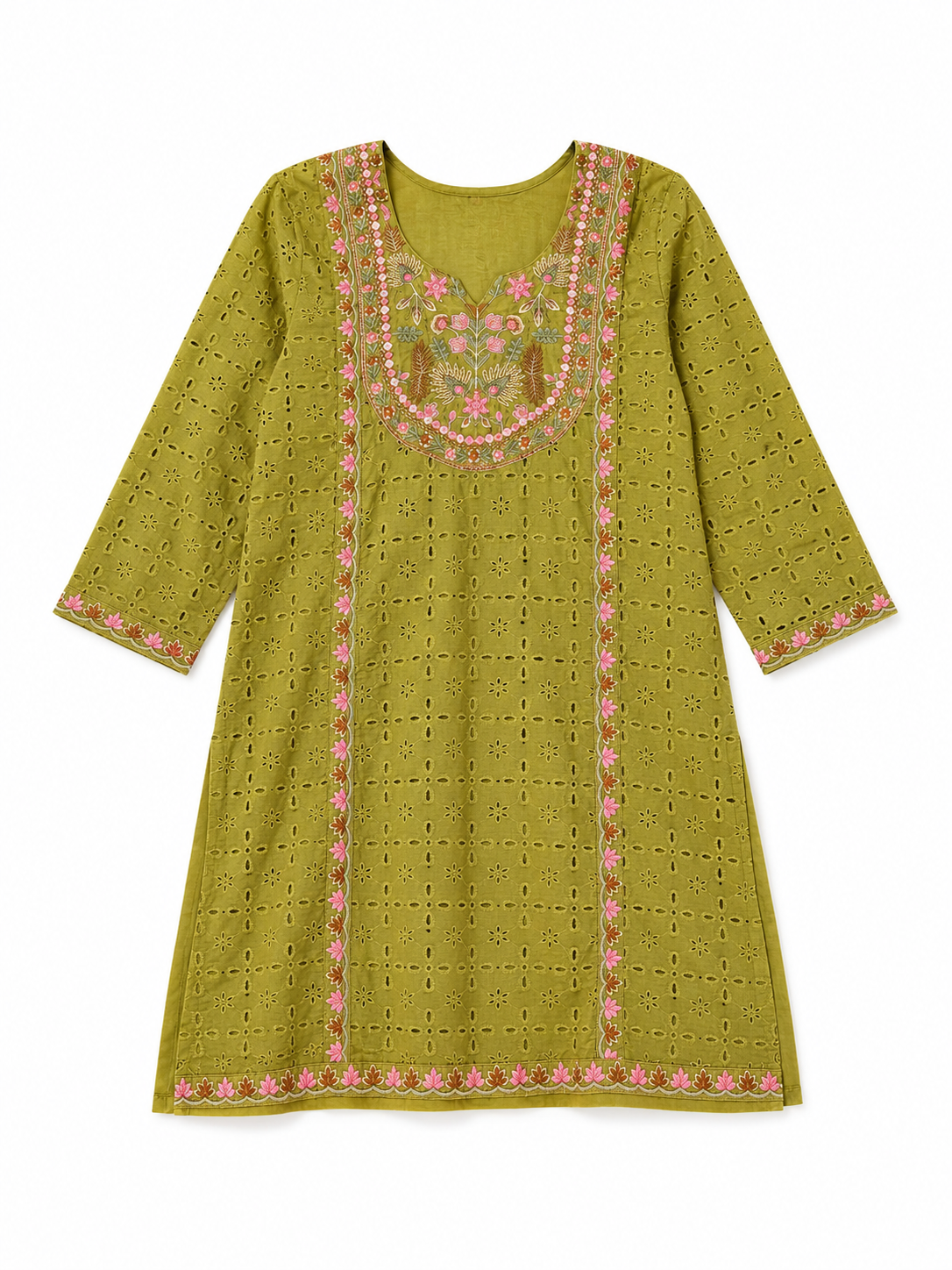 Macha Blush Kurta Set