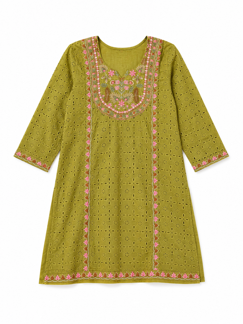 Macha Blush Kurta Set