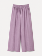 Lilac Grace Embroidered A-line kurti Set