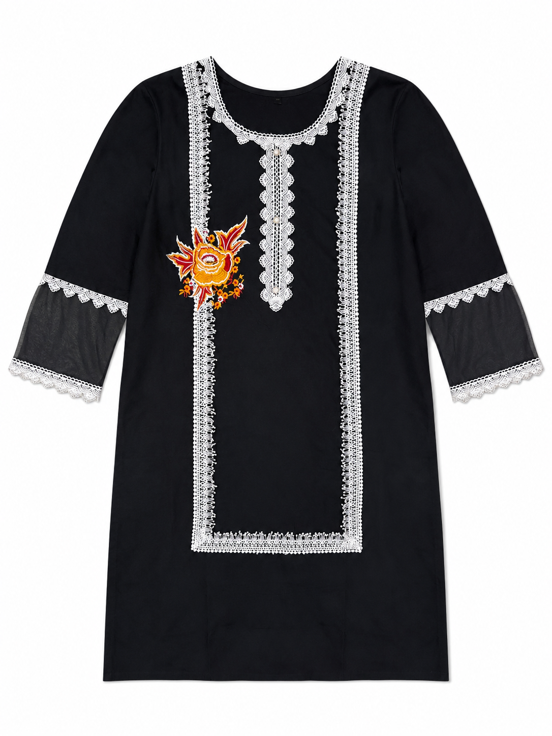 Moonlit Amber Kurti Set