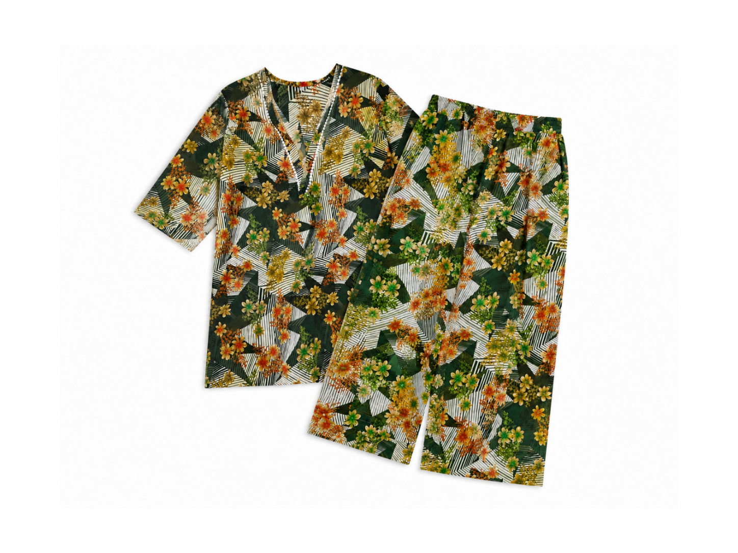 Jade Flora Co-ord Set