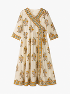 Ivory Blossom Angrakha Set