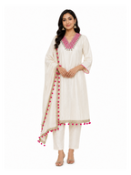 Rosé Pop Kurti Set