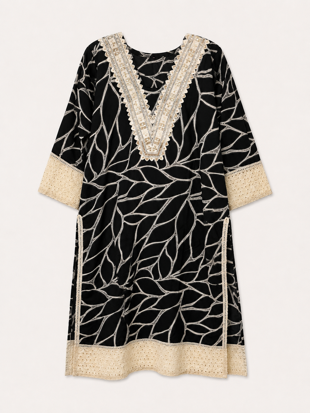 Noir Vine Kurti set