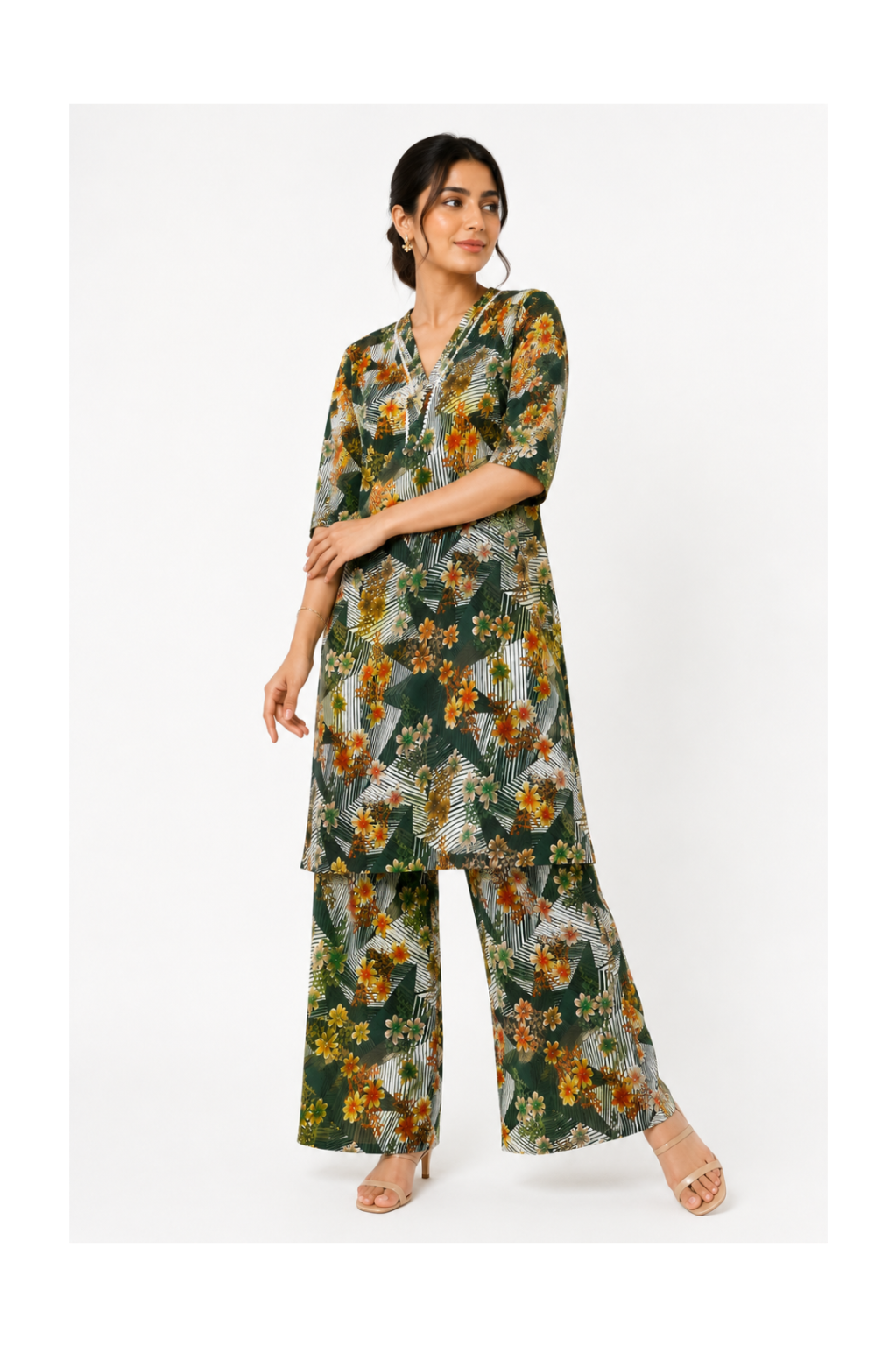Jade Flora Co-ord Set