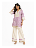 Lavender Mosaic Tunic Set