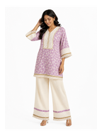 Lavender Mosaic Tunic Set