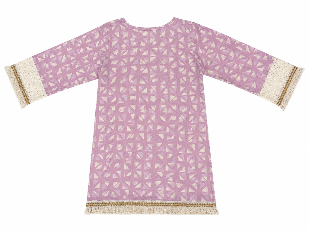 Lavender Mosaic Tunic Set