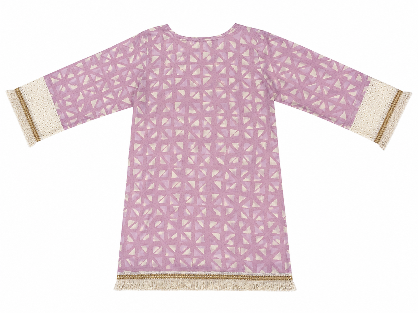 Lavender Mosaic Tunic Set