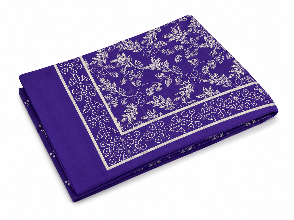 Royal Violet Anarkali Kurti Set