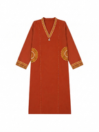 Rust Heritage Kurti Set