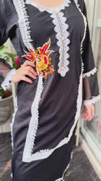 Moonlit Amber Kurti Set