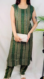 Emerald Allure Kurti Set