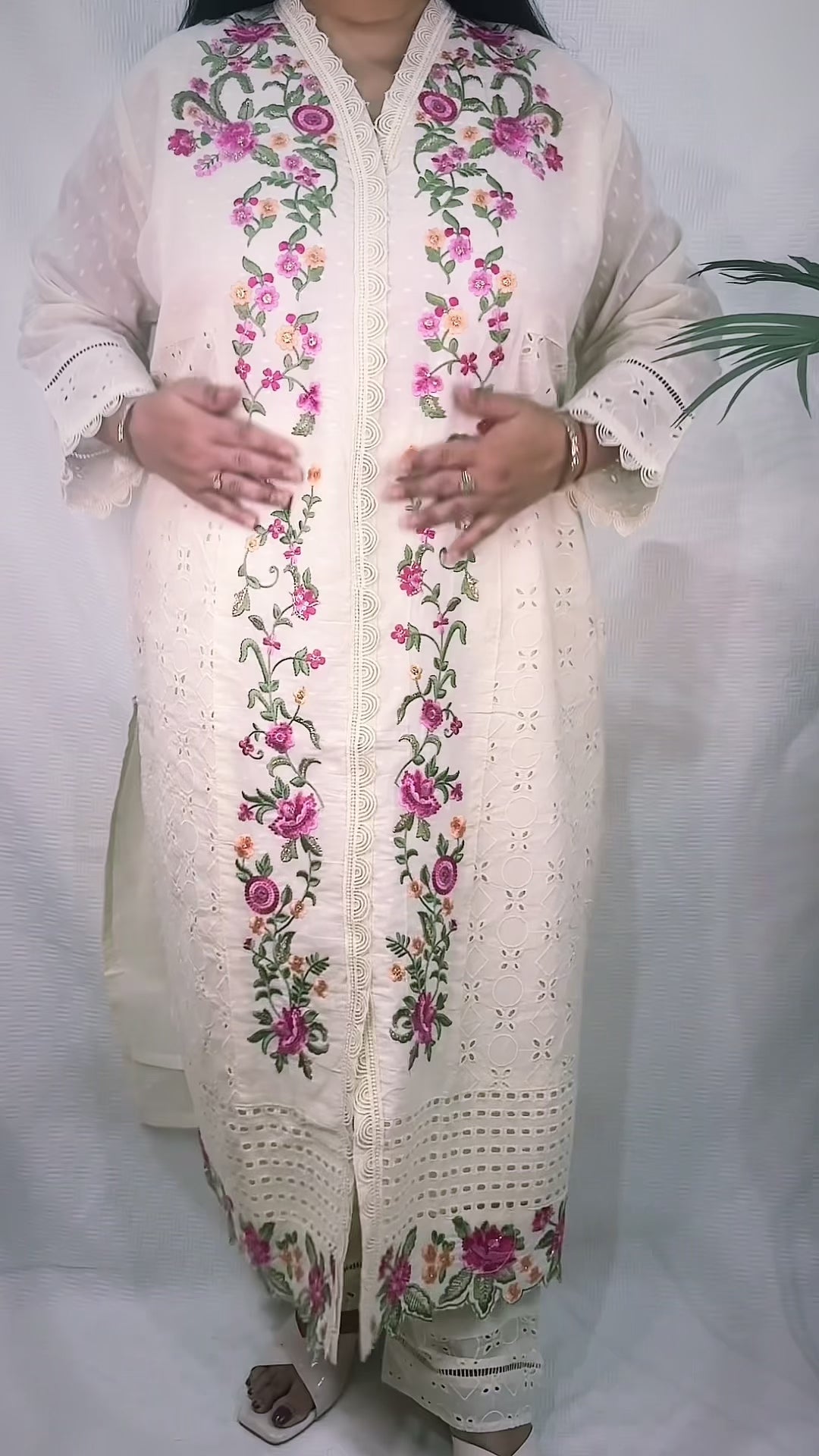 Petal Poetry Kurti Set