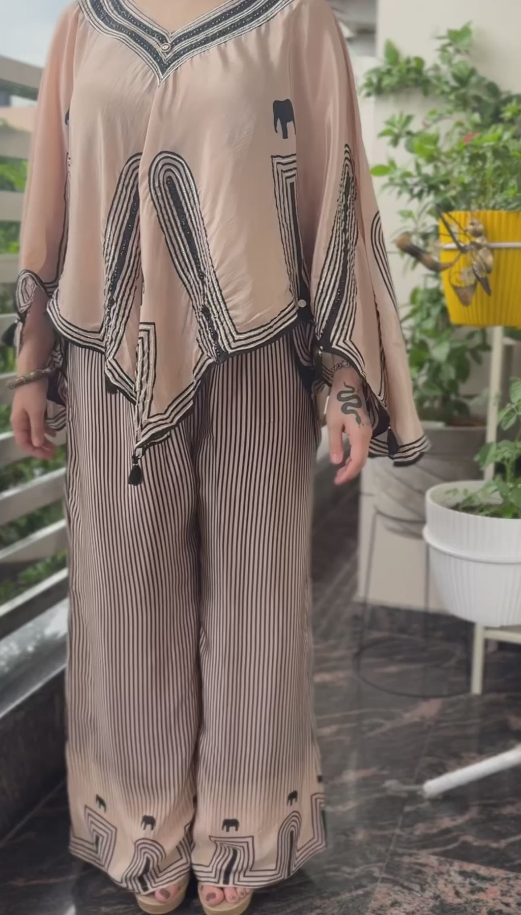 Sahara Dusk Kaftan Set