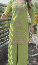 Pistachio Pearl Suit Set